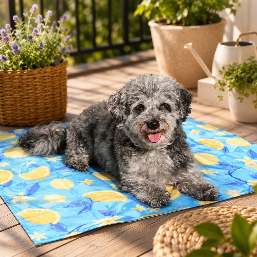 Lemon Gel Cooling Pet Mat