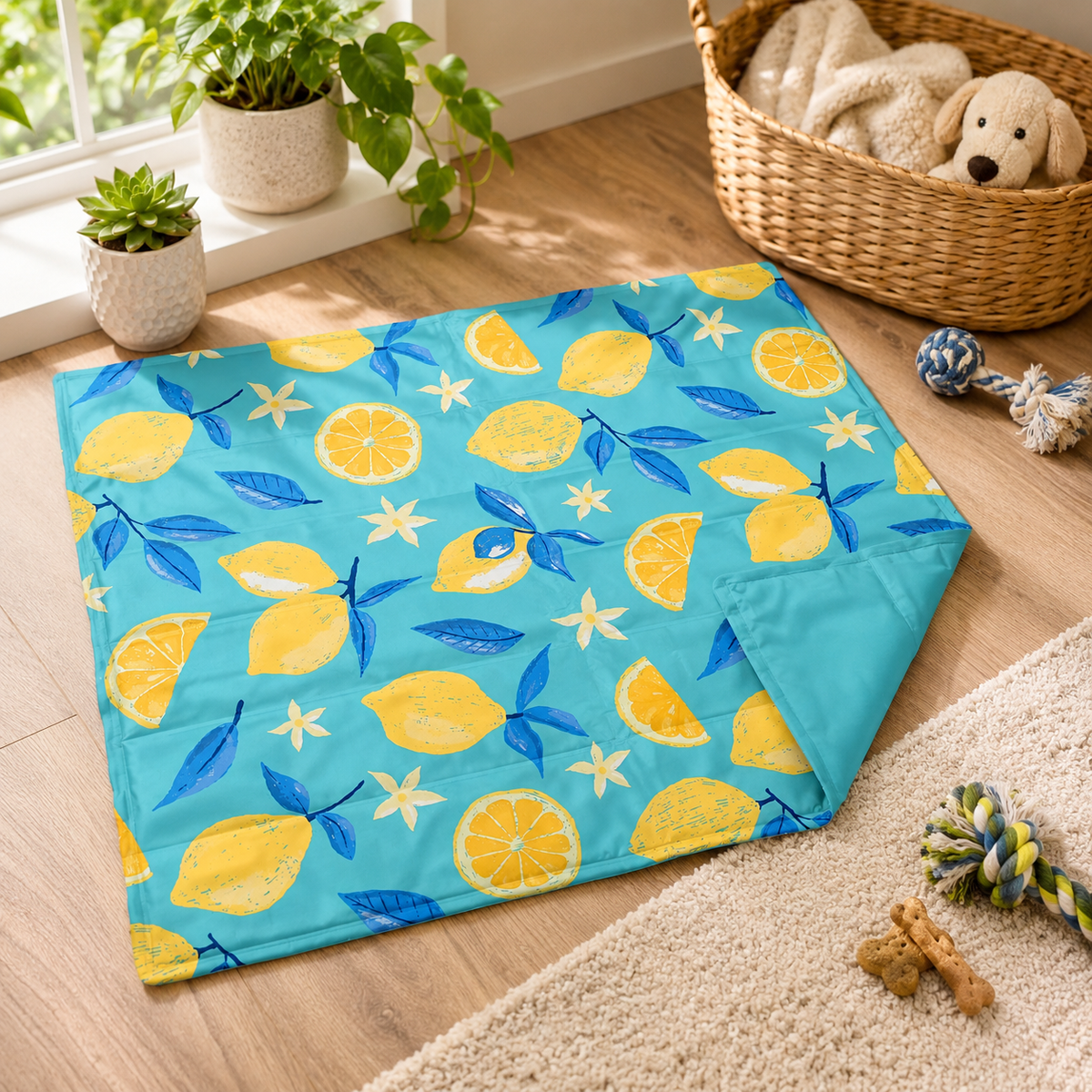 Lemon Gel Cooling Pet Mat