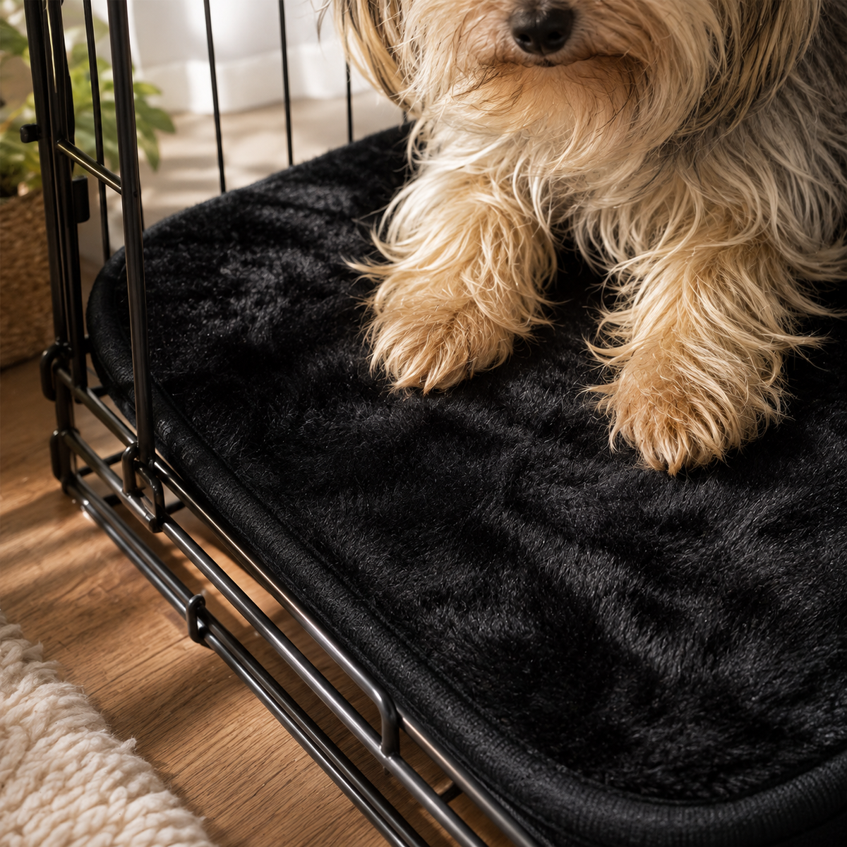 Plush Dog Crate Mat