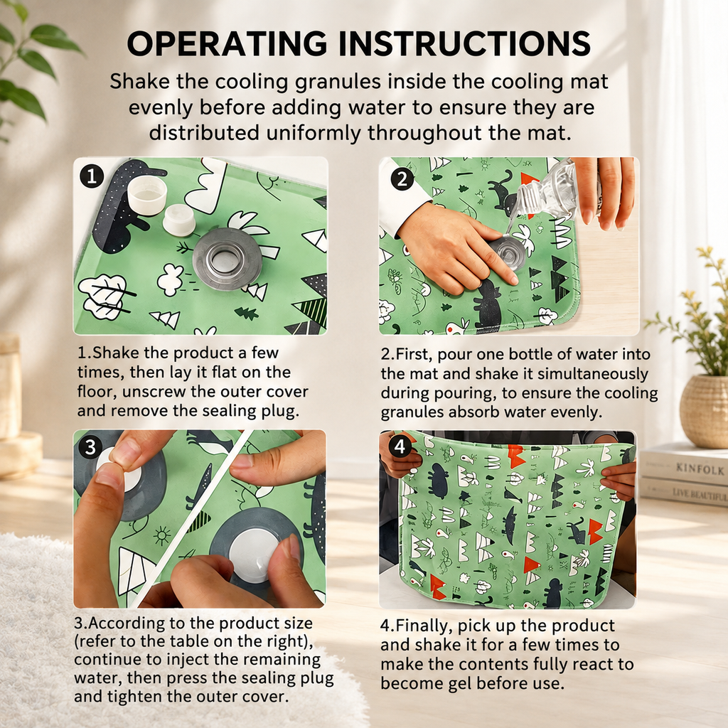Instant Gel Cooling Pet Mat