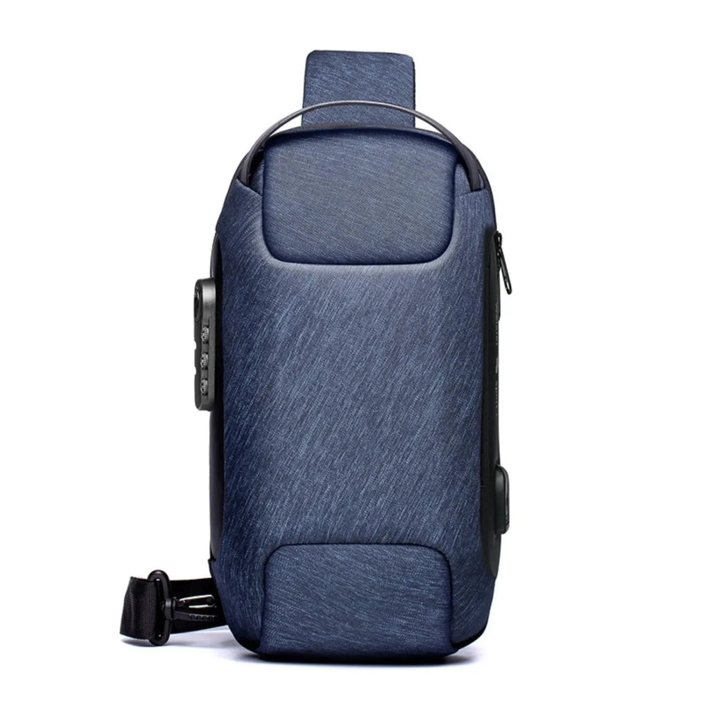 Anti-Theft Crossbody Men'S Waterproof Bag - USB 