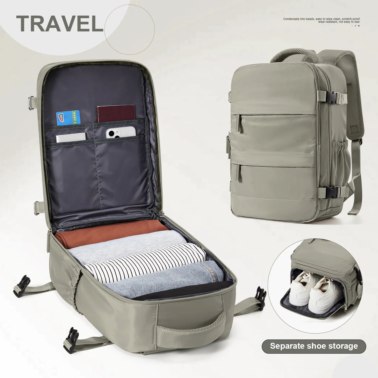 Cabin Bag Travel Backpack for Men and Women