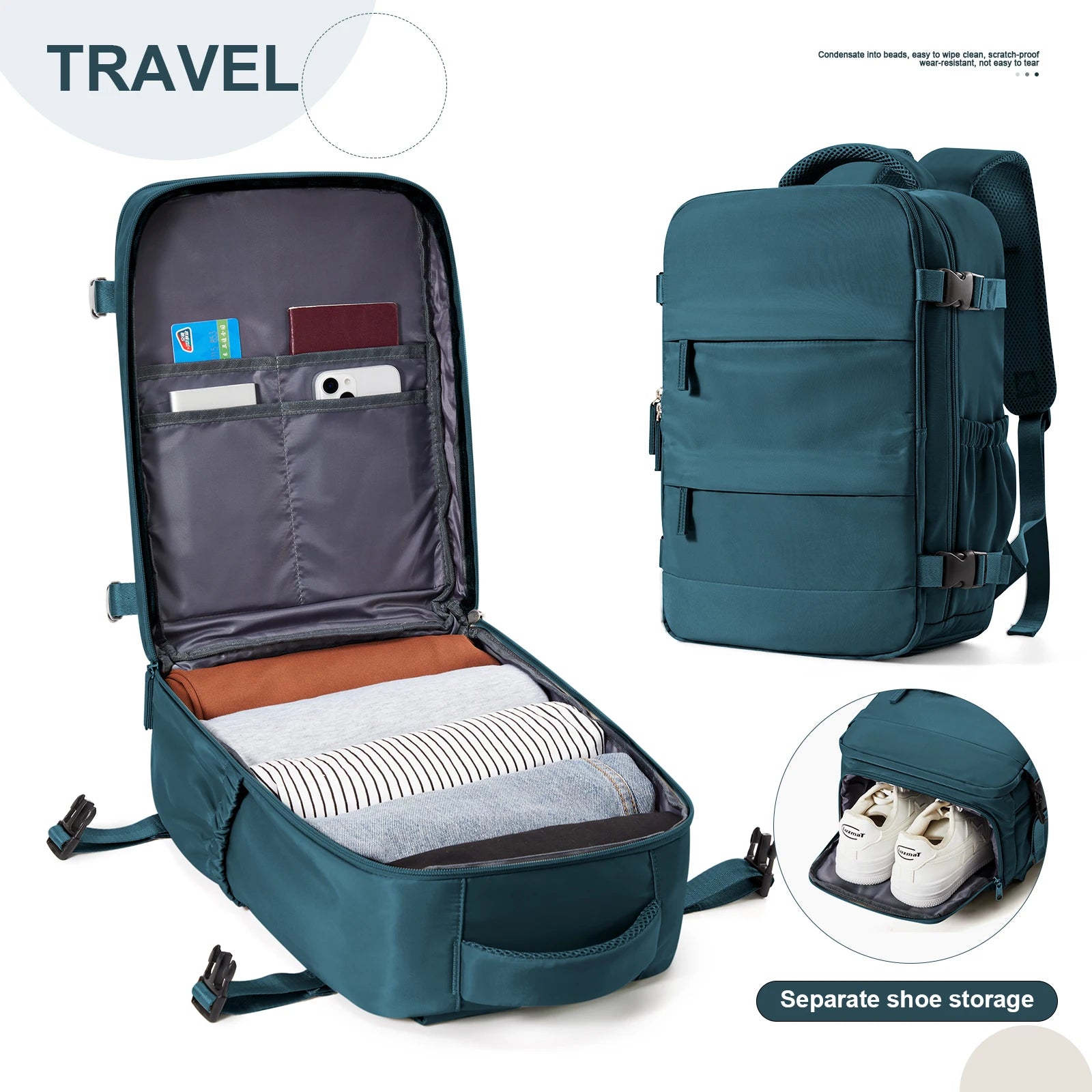 Cabin Bag Travel Backpack for Men and Women