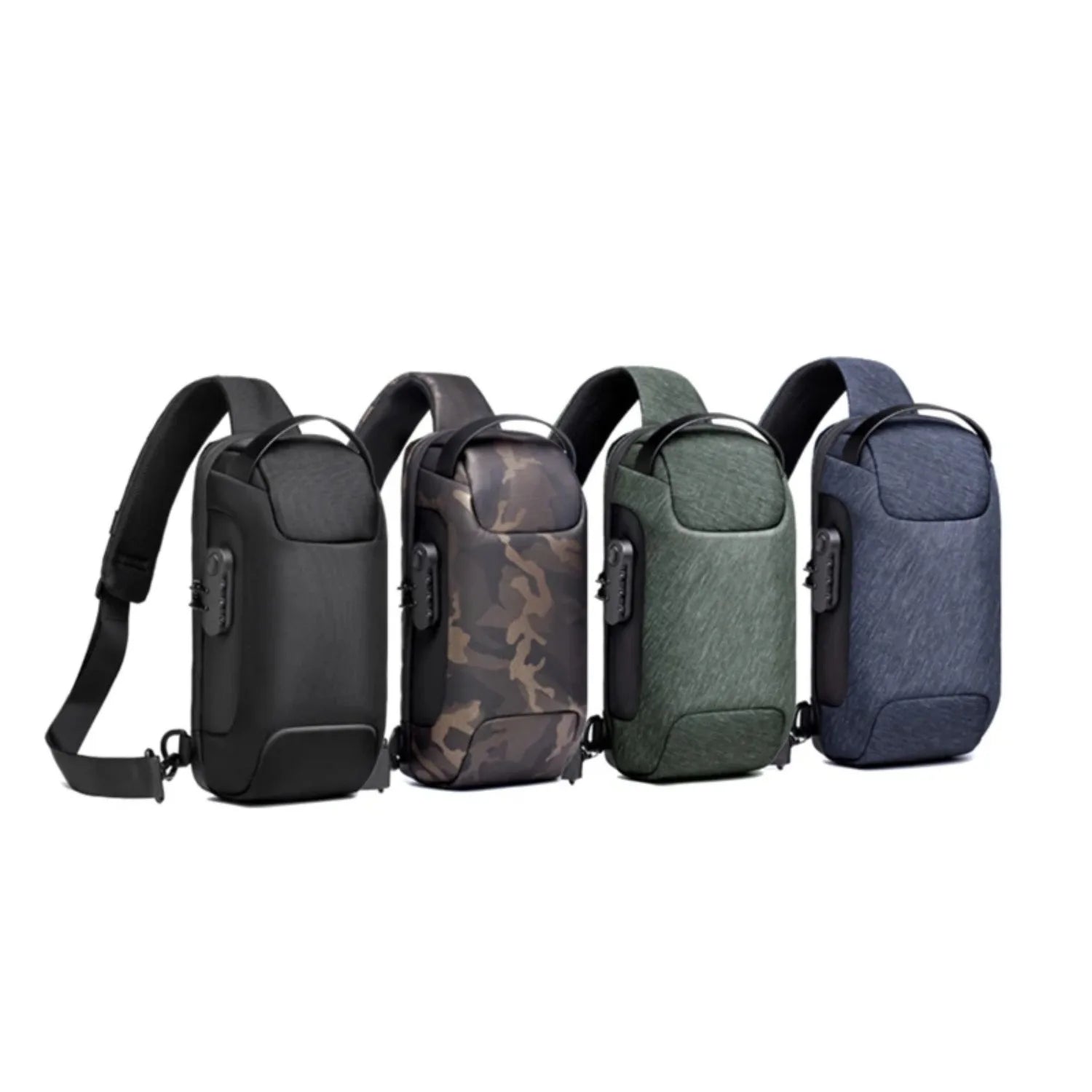 Anti-Theft Crossbody Men'S Waterproof Bag - USB 