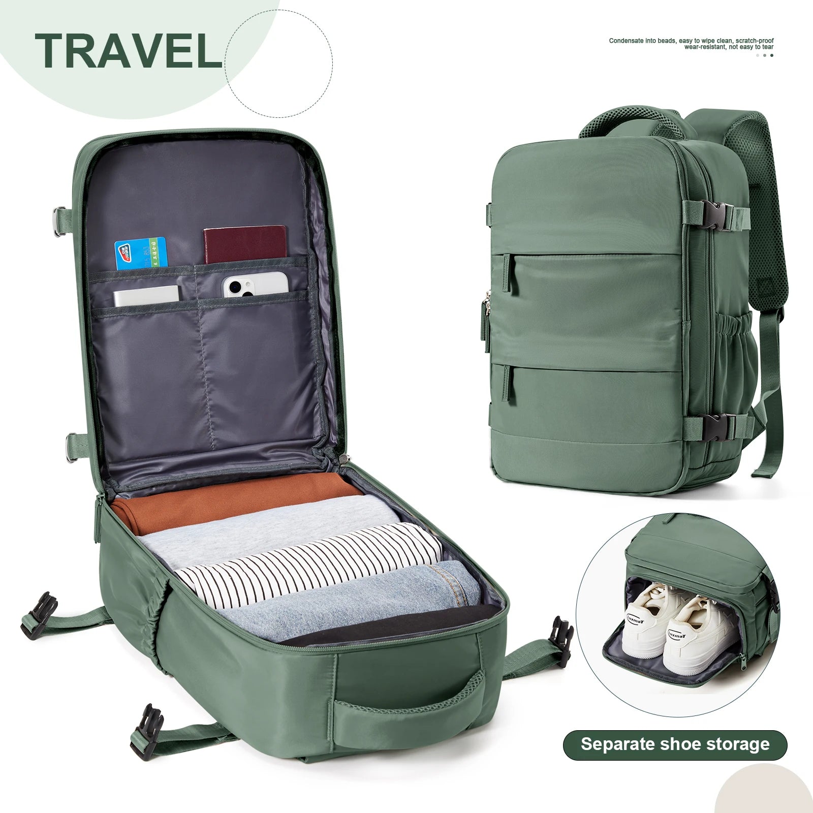 Cabin Bag Travel Backpack for Men and Women