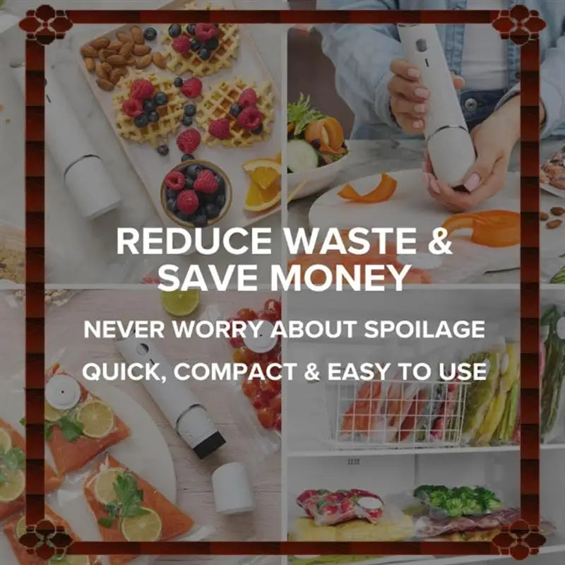 Powerful Vacuum Sealing Machine - Portable Meal Saver 