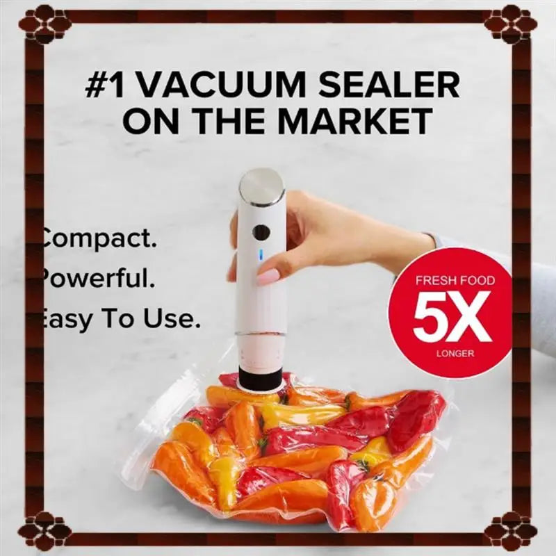 Powerful Vacuum Sealing Machine - Portable Meal Saver
